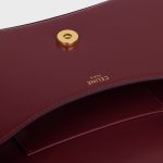 TEEN CELINE LOLA IN SHINY CALFSKIN LIGHT BURGUNDY - Image 4